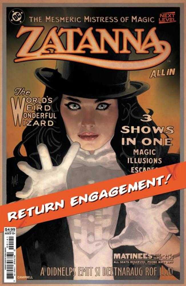 Zatanna #1 Cover C Adam Hughes Variant