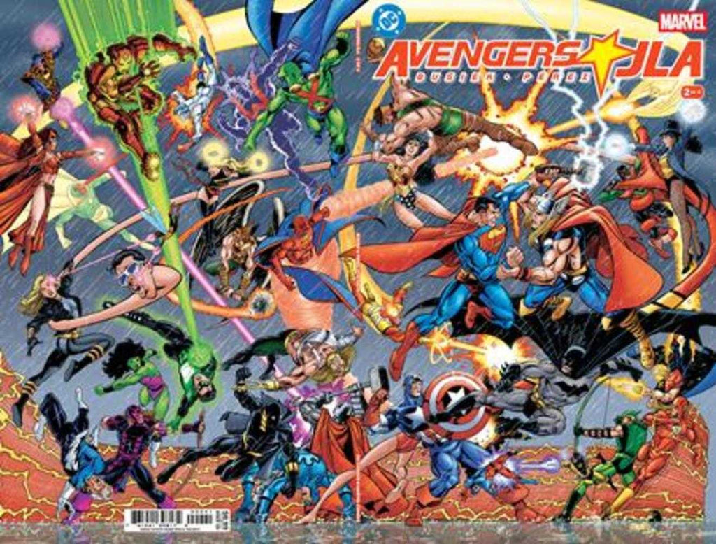 Avengers / JLA #2 Facsimile Edition Cover D George Perez Foil Variant