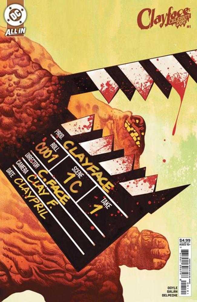 Clayface: Celebrity Dirt #1 Cover B Mike Del Mundo Card Stock Variant