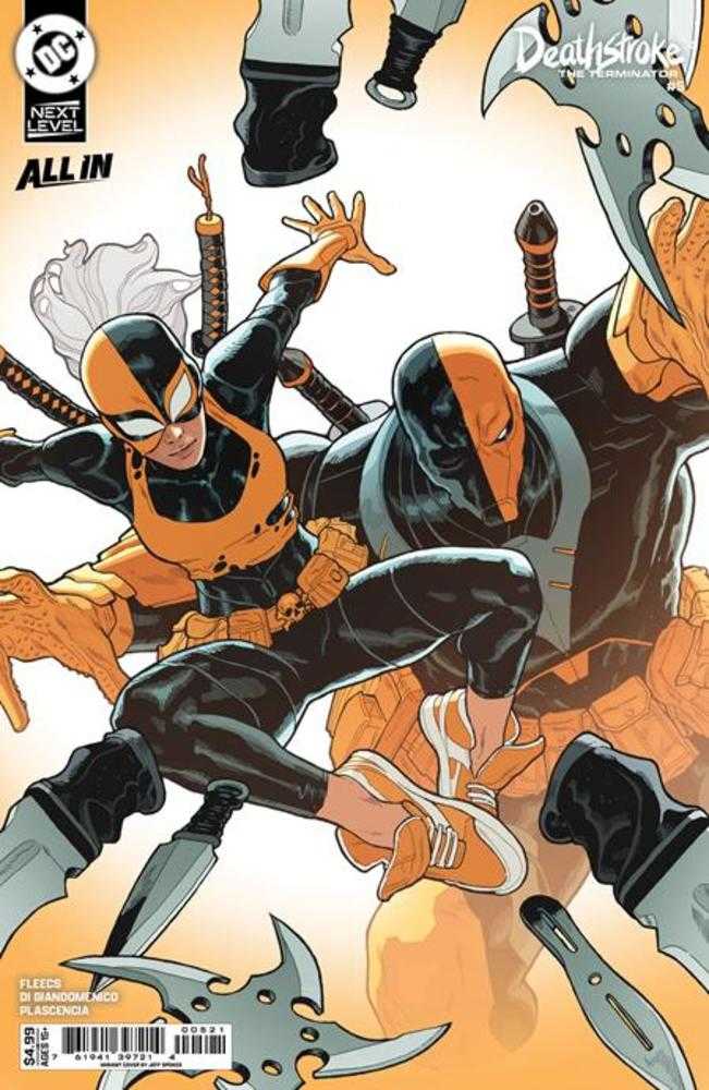 Deathstroke: The Terminator #5 Cover B Jeff Spokes Card Stock Variant