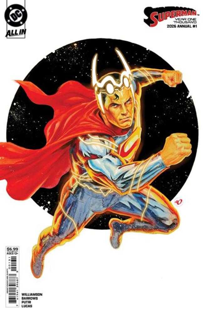 Superman Annual Year One Thousand #1 (One Shot) Cover C Ariel Olivetti Card Stock Variant (DC K.O.)