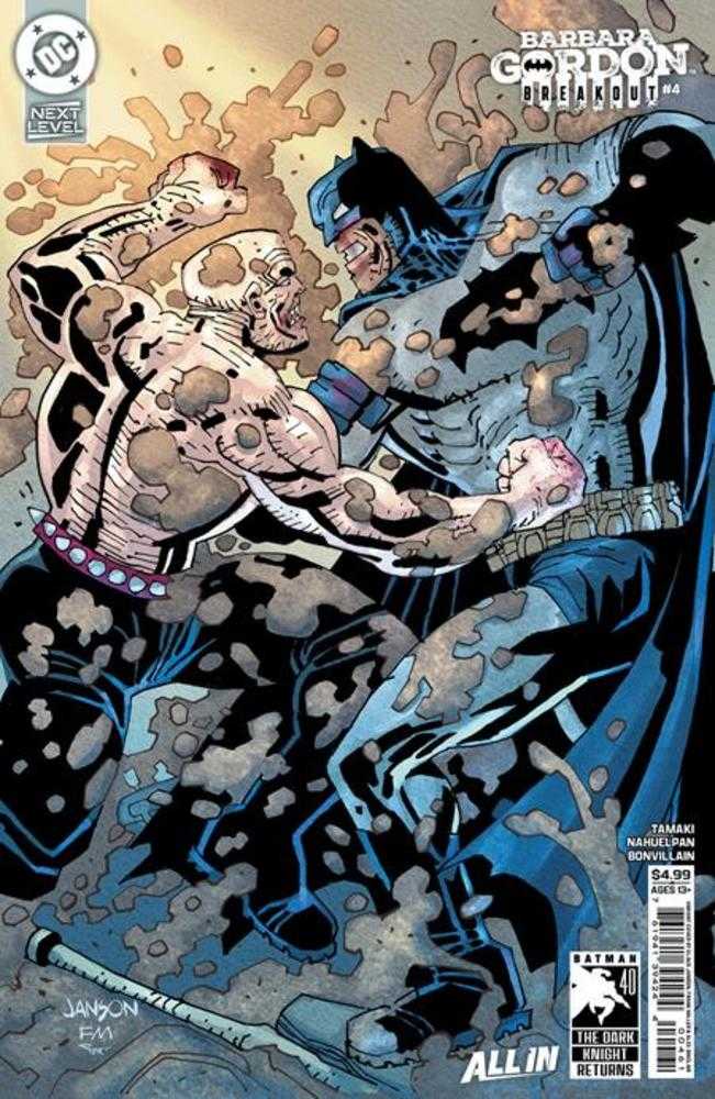 Barbara Gordon: Breakout #4 Cover F Klaus Janson & Frank Miller Dark Knight Returns 40th Anniversary Card Stock Variant