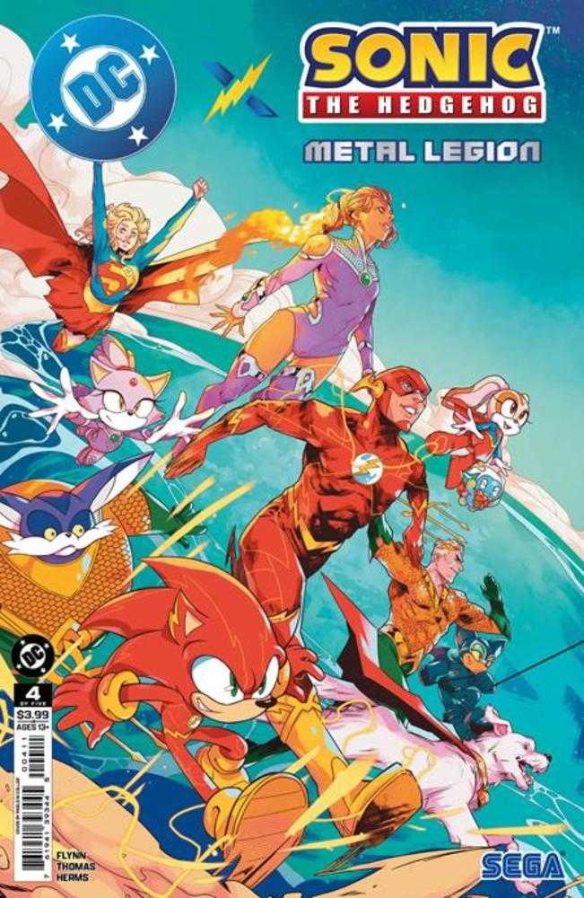 DC x Sonic the Hedgehog: Metal Legion #4 Cover A Pablo M Collar