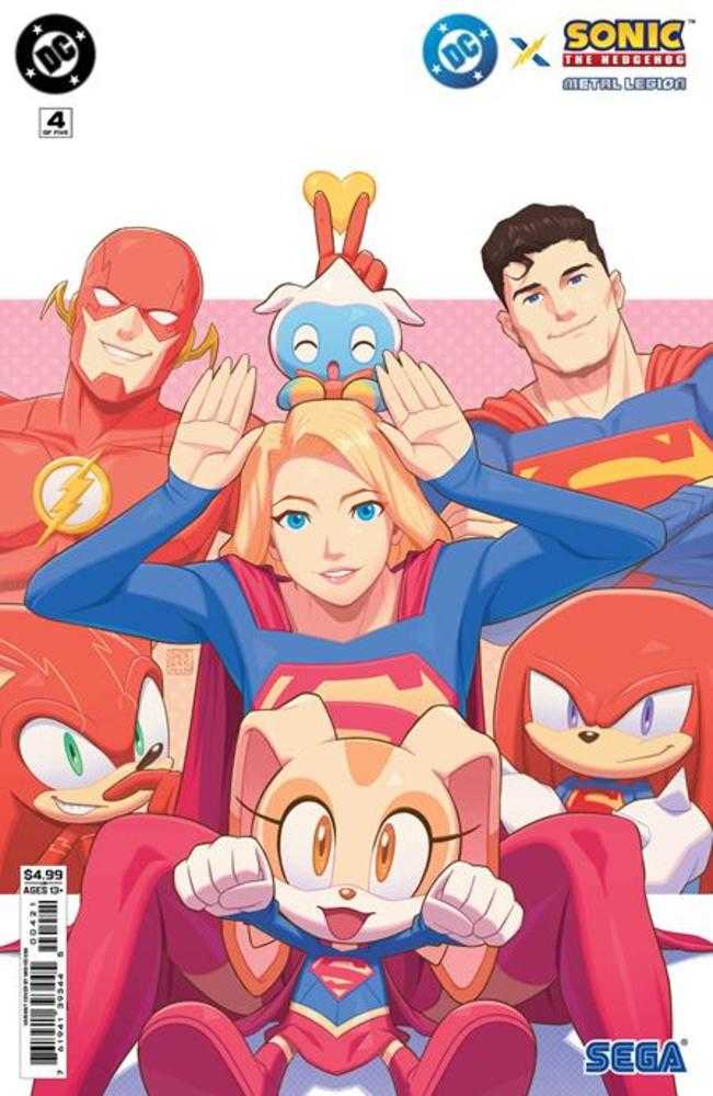DC x Sonic the Hedgehog: The Metal Legion #4 Cover B Min Ho Kim Card Stock Variant