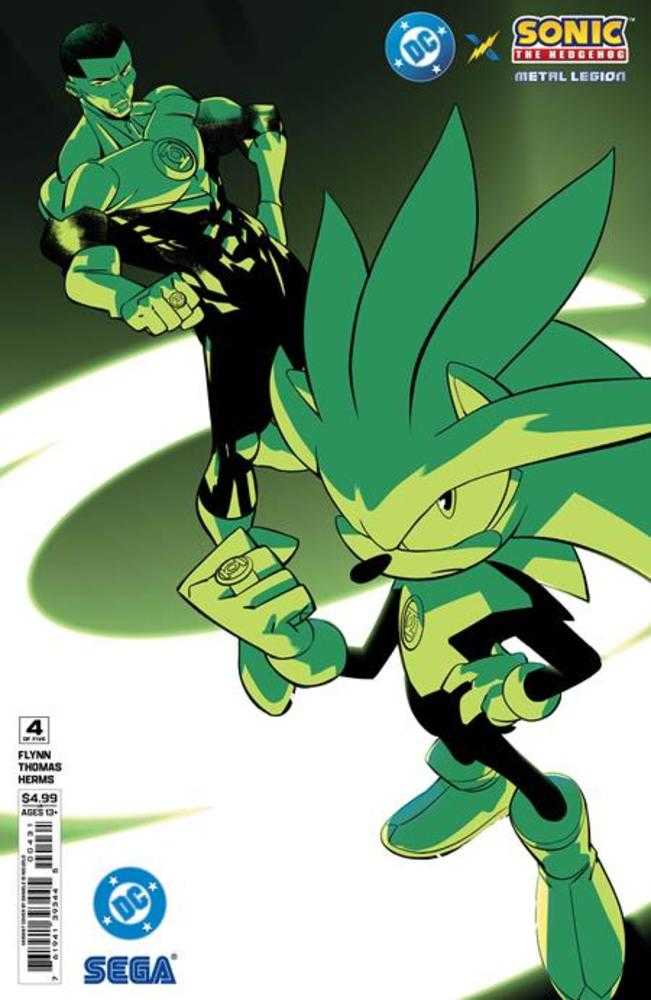 DC x Sonic the Hedgehog: Metal Legion #4 Cover C Daniele Di Nicuolo Card Stock Variant