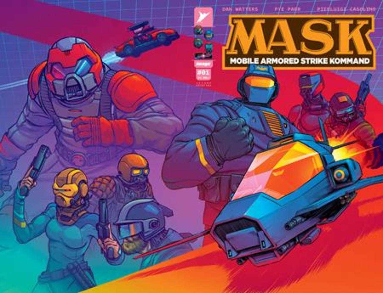 M.A.S.K. #1 2nd Printing Simon Parr Wraparound Variant