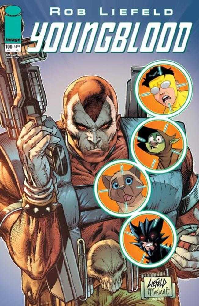 Youngblood #100 2nd Printing Cover A