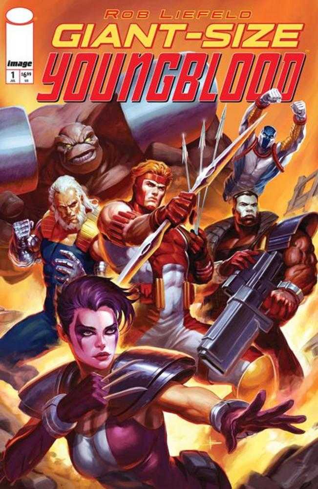 Giant-Size Youngblood Cover D Beniamino Bradi Young Bloods Team Variant
