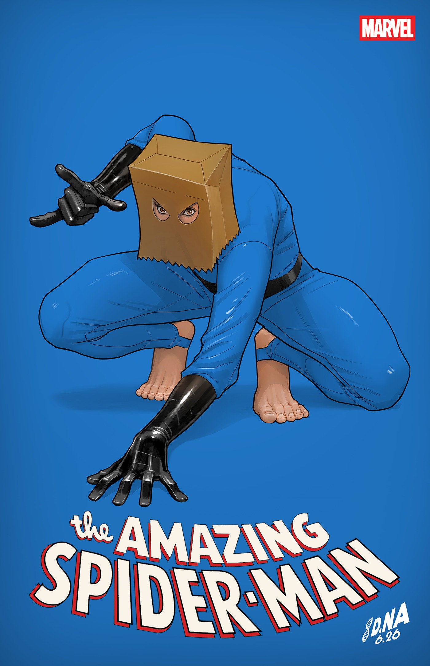 The Amazing Spider-Man #33 David Nakayama Color Block Blue Variant