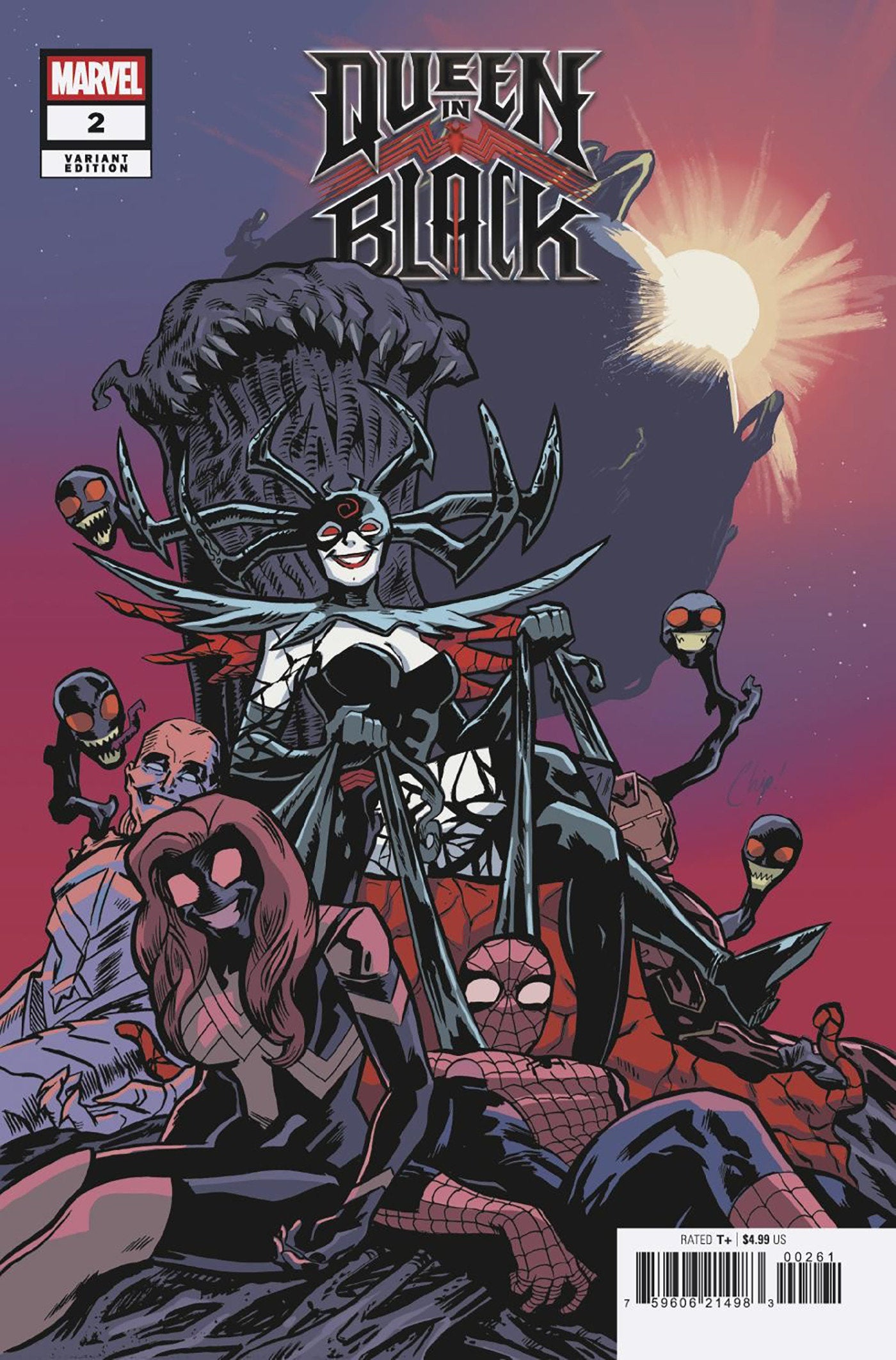 Queen In Black #2 Chip Zdarsky Smile Variant