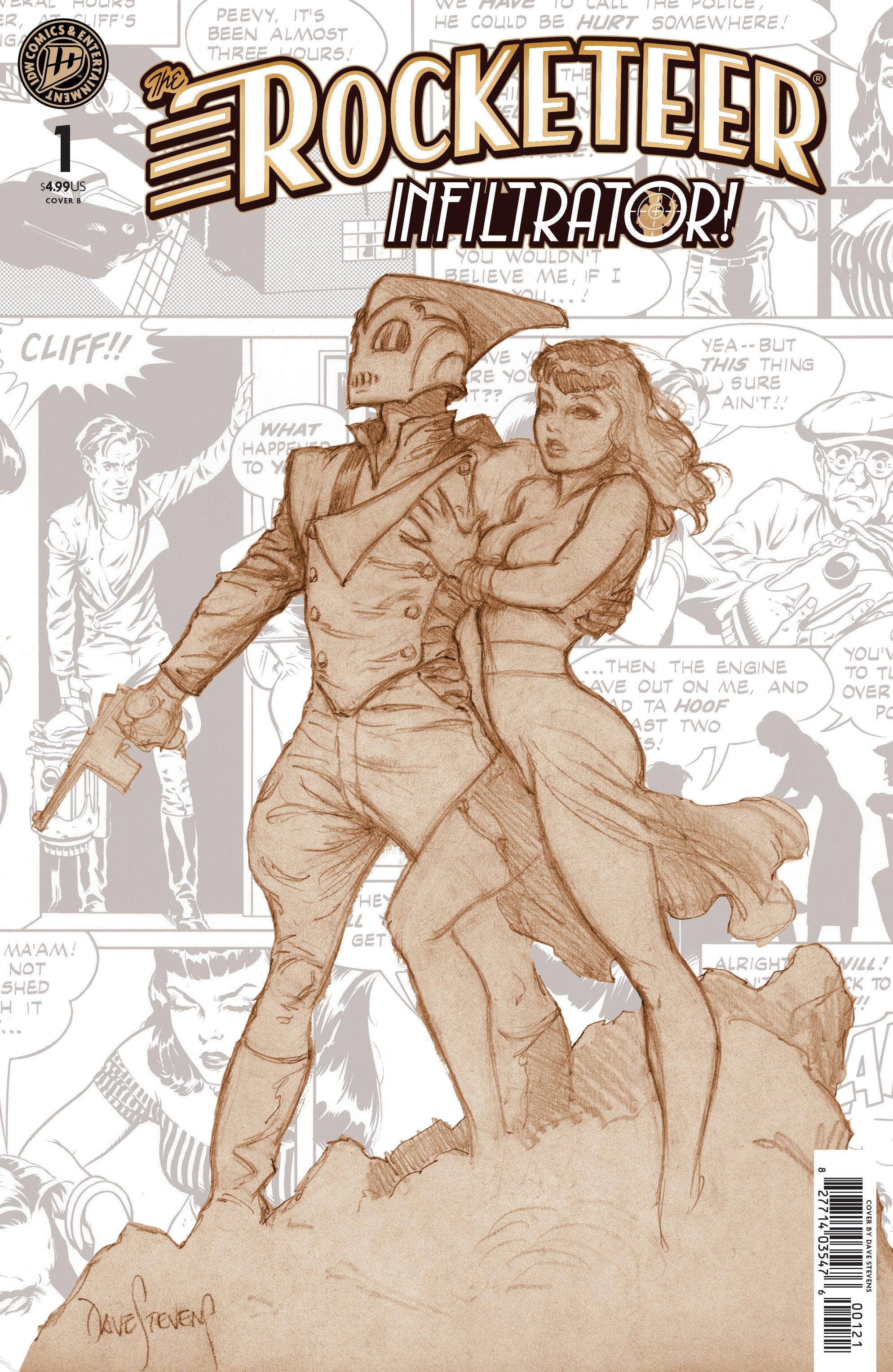The Rocketeer: Infiltrator! #1 Cover B Dave Stevens Variant