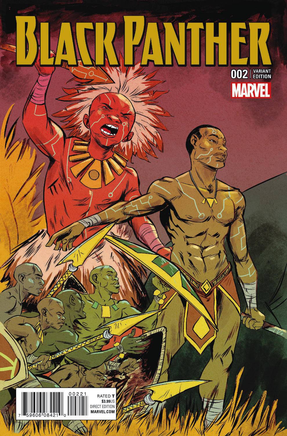 Black Panther #2 Sanford Greene Connecting Variant