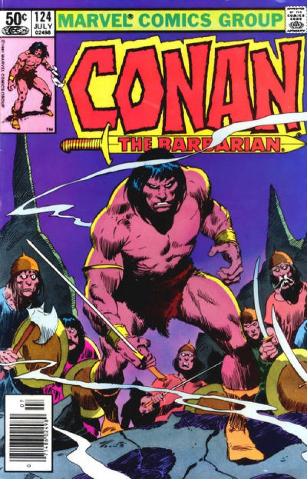 Conan the Barbarian #124 Newsstand Edition