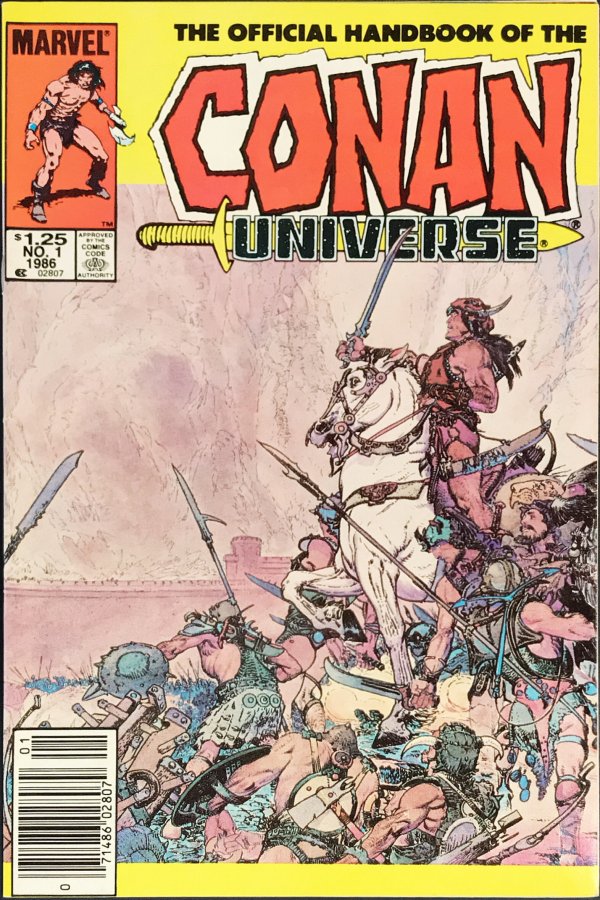 The Official Handbook of the Conan Universe #1 Newsstand Edition