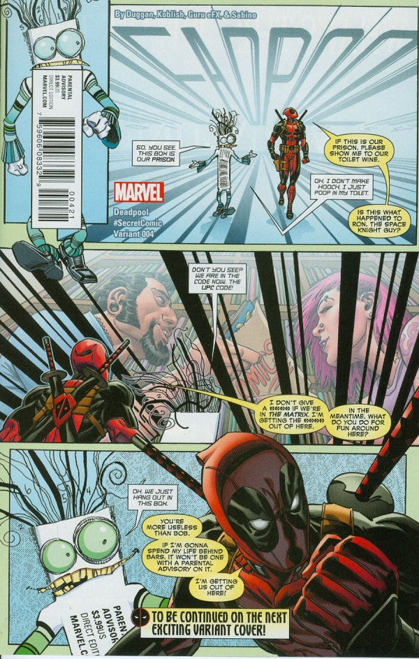 Deadpool #4 Secret Comic Variant