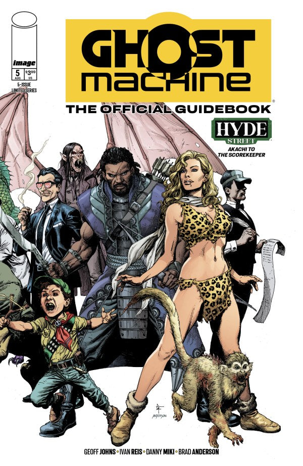 Ghost Machine: The Official Guidebook #5 Cover A Gary Frank & Brad Anderson Wraparound