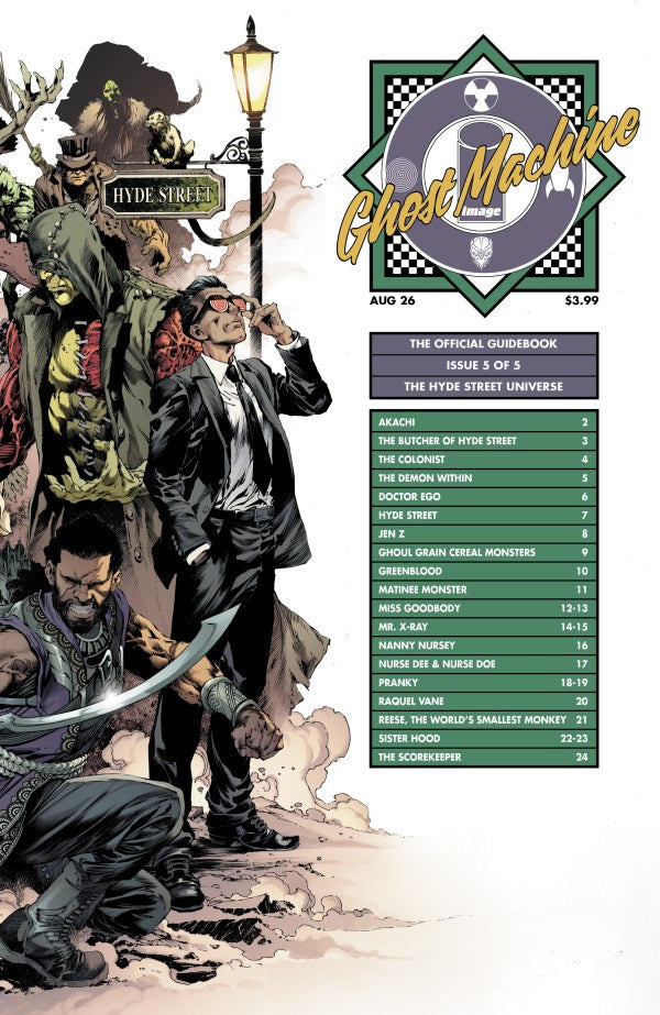 Ghost Machine: The Official Guidebook #5 Cover C Ivan Reis & Danny Miki Wraparound Variant