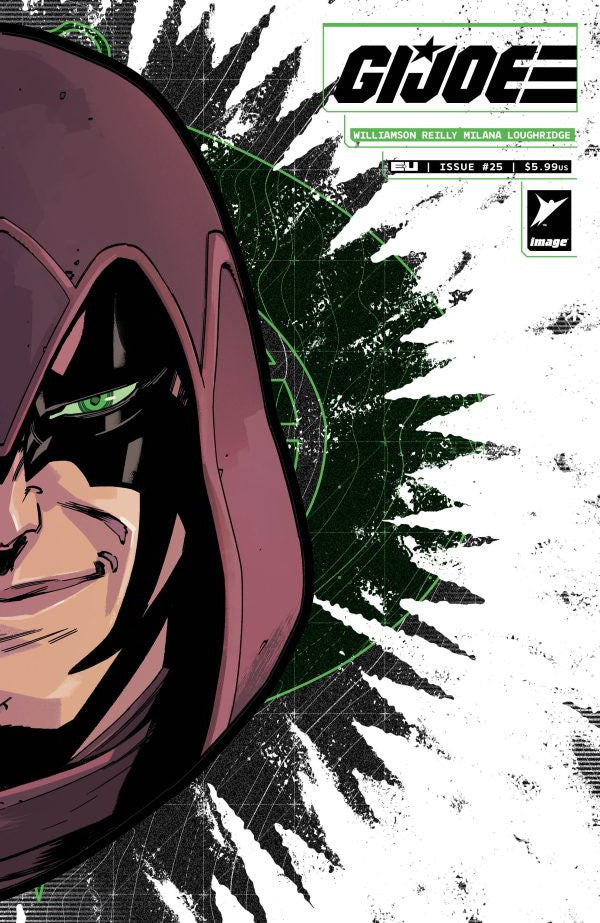 G.I. Joe #25 Cover J Andrea Milana & Andres Juarez Die Cut Mask Variant