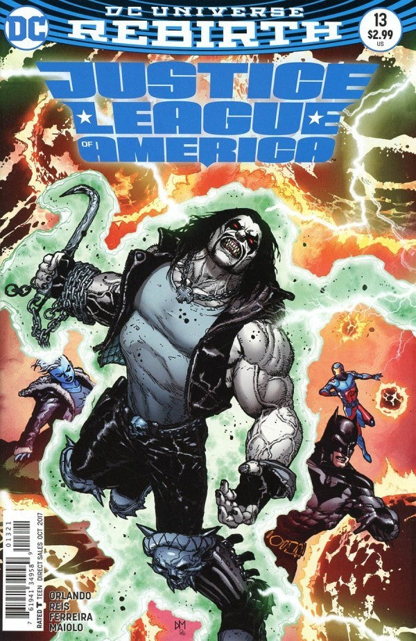 Justice League of America #13 Doug Mahnke Variant