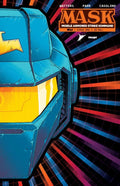 M.A.S.K. #1 Cover Q Luke Preece Mask Die-Cut Foil Variant