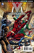The Multiversity #1 1:50 Bryan Hitch The History of the Multiverse: Flash of Two Worlds Variant