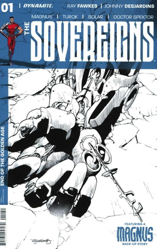The Sovereigns #1 Cover E 1:10 Stephen Segovia Black & White Variant